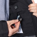 Man Woman Electronic USB Heated Jacket Intelligent Heating Hooded Work Motorcycle Skiing Riding Coat