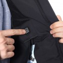 Man Woman Electronic USB Heated Jacket Intelligent Heating Hooded Work Motorcycle Skiing Riding Coat