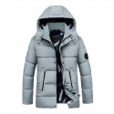 Men Women Electric Intelligent Heating USB Hooded Heated Warm Work Jacket Motorcycle Skiing Riding Coats