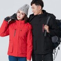 Men Women Winter Electric Heated Coats Fleece Intelligent Heating Jacket USB Charging Outdoor Windproof Climbing Clothes Skiing Riding Thermal Jackets