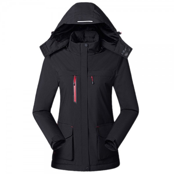 Men Women Winter Electric Heated Coats Fleece Intelligent Heating Jacket USB Charging Outdoor Windproof Climbing Clothes Skiing Riding Thermal Jackets