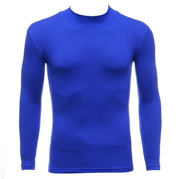 Mens Riding Sports Gear GYM Wear Under Base Layer Long Sleeve T-Shirt