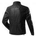 JK52 Motorcycle Leather Jacket Windproof Motorbike Black/Brown Motocross Racing Coat