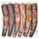 Tattoo Arm Leg Sleeves Sun Protection Cycling Halloween Party