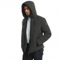 USB Electric Heating Hooded Coats Overcoat Men Heating Jacket Winter Outdoor Warm Vest