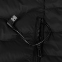 Unisex Electric Heated Warm Hooded Jacket Coat Infrared Heating Long Sleeve USB
