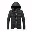 Waterproof Electric USB Heatiing Warm Hooded Jacket Winter Heated Back + Abdomen + Neck Coats Jacket 3 Temperature Control