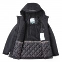 Women Electronic USB Heated Jacket Black/Red/Pink/Khaki Intelligent Heating Hooded Work Motorcycle