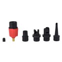 1 Set Inflatable Pump Adaptor SUP Air Valve Adapter For Surf Paddle Board Dinghy Canoe Inflatable Boat Tire Converter 4 Nozzle
