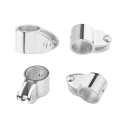 12 PCS Universal 3-Bow Bimini Top Stainless Steel 316 Marine Hardware Set Deck Hinge Jaw Slide Eye End Fitting Boat Accessories