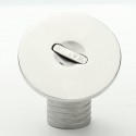 1.5 Inch Boat Deck Fill Filler Keyless Cap Marine 316 Stainless Steel Angled Neck 5 Labels