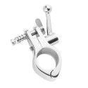 2Pcs Stainless Steel 316 Jaw-like Slide Awning Clamp with Quick Release Pin Bimini Top Hinged Slide Fitting Hardware Marine Boat