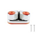 316 Stainless Steel 2 Row Matic Ball Bearing Cam Cleat PilatesEquipment Boat Fast Entry Rope Wire Fairlead Sailing Sailboat