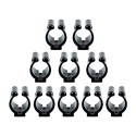 10PCS Nylon Portable Fishing Rod Clips Plastic Club Positioning Clamps Holder Accessories Wall Mounted Organizer Fishing accessories