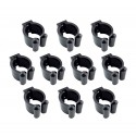 10PCS Nylon Portable Fishing Rod Clips Plastic Club Positioning Clamps Holder Accessories Wall Mounted Organizer Fishing accessories