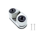 316 Stainless Steel 2 Row Matic Ball Bearing Cam Cleat PilatesEquipment Boat Fast Entry Rope Wire Fairlead Sailing Sailboat