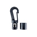 4PCS Kayak Plastic Buckle Bungee Shock Tie Cord Hook Quick Connect Rope Terminal Hanging Ends Lock Clip Clothesline Elastic Cord