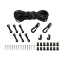 Marine Products Expanded Deck Rigging Kit Accessory Elastic Rope Bungee Nylon C and Buckle For Kayaks Canoes Boat Accessories