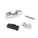 Stainless Steel 316 Boat Bimini Top Mount Swivel Deck Hinge With Rubber Pad Quick Release Pin Marine Accessories