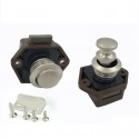 Cabinet Drawer Latch Button Lock Hardware For 12-27mm Thick Panel Car RV Caravan Boat Motor Home Yacht Furniture