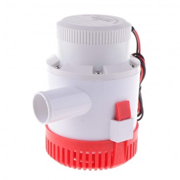 12V 3500GPH Boat Bilge Pump Marine Water Pump Fishing Camping Yacht Submersible Electric Pump