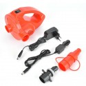 12V/110V-240V Digital Air Pump Li-on Rechargable Electric Inflatable Suction Pump Blower for Air Mattress Rubber Boat Kayak