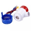 12V/24V 1100GPH Bilge Pump Electric Water Pump Vacuum Submersible Marine Boat Seaplane Motor Homes Houseboat