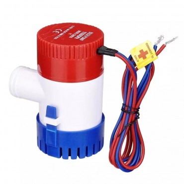 12V/24V 1100GPH Bilge Pump Electric Water Pump Vacuum Submersible Marine Boat Seaplane Motor Homes Houseboat