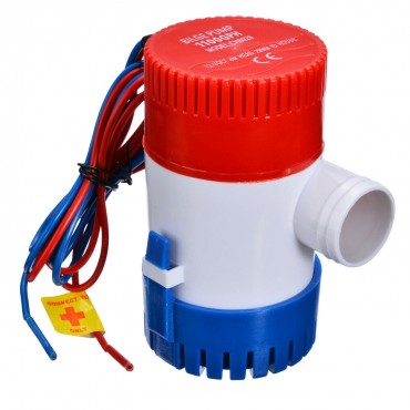 12V/24V Electric Pump 1100GPH Marine Bilge Pump Submersible Boat Water Pump