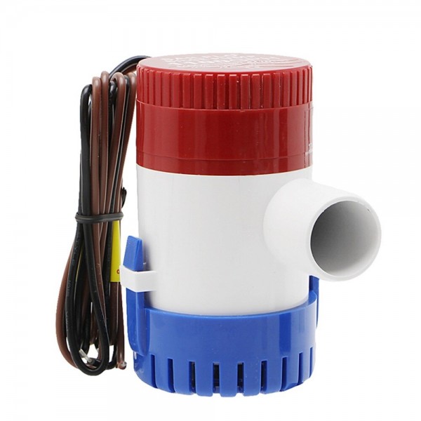 12V/24V Electric Pump 500GPH Marine Bilge Pump Submersible Boat Water Pump