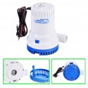 2000GPH 12V/24V Boat Marine Plumbing Electric Water Bilge Pump 1 1/8inch Outlet 10AMP For House Boat