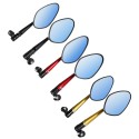 1 Pair Universal Aluminum Anti Motorbike Motorcycle Rearview Side Mirrors