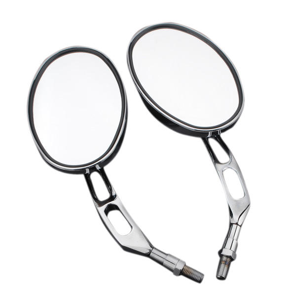 10mm Chrome Motorcycle Round Rear View Mirrors