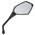 10mm Universal Diamond Motorcycle Black Rear View Mirror