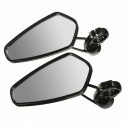 2Pcs 7/8 Inch 22mm Motorcycle Handle Bar End Rearview Side Mirrors Aluminum For Triumph Speed Triple Universal