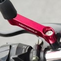 2pcs Mirrors Riser Extender Adaptor Aluminum 10mm Clockwise Thread Motorcycle Bike Universal