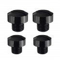 4Pcs M10 x 1.25 Mirrors Hole Screws Motorcycle Aluminum Decoration Replacement Waterproof