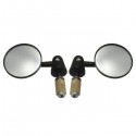 7/8Inch Motorcycle Handlebar End Side Rear View Round Mirrors