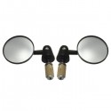 7/8Inch Motorcycle Handlebar End Side Rear View Round Mirrors