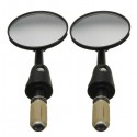 7/8Inch Motorcycle Handlebar End Side Rear View Round Mirrors