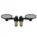 7/8Inch Motorcycle Handlebar End Side Rear View Round Mirrors