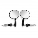 7/8inch 22mm 360° CNC Bar End Rear View Motorcycle Mirrors For Harley/Suzuki/Yamaha/Honda/Kawasaki