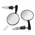 7/8inch 22mm 360° CNC Bar End Rear View Motorcycle Mirrors For Harley/Suzuki/Yamaha/Honda/Kawasaki