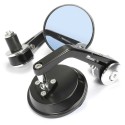 7/8inch Motorcycle Rearview Mirror Off-Road Rider 22m Aluminum Round Handlebar Mirror