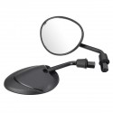8/10mm Motorcycle Black Rear View Side Mirrors For Yamaha