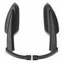 8MM 10MM Black CNC Blade Rear Review Mirrors For Harley Dyna Heritage Softail Sportster