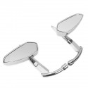 8mm 10mm Chromed CNC Blade Rear Review Mirrors For Harley Dyna Heritage Softail Sportster