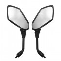 8mm 10mm Pair Electric Scooter Rear View Mirror Motorcycle Reflector Convex Universal