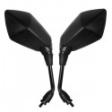 8mm 10mm Pair Electric Scooter Rear View Mirror Motorcycle Reflector Convex Universal