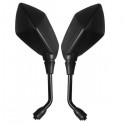 8mm 10mm Pair Electric Scooter Rear View Mirror Motorcycle Reflector Convex Universal